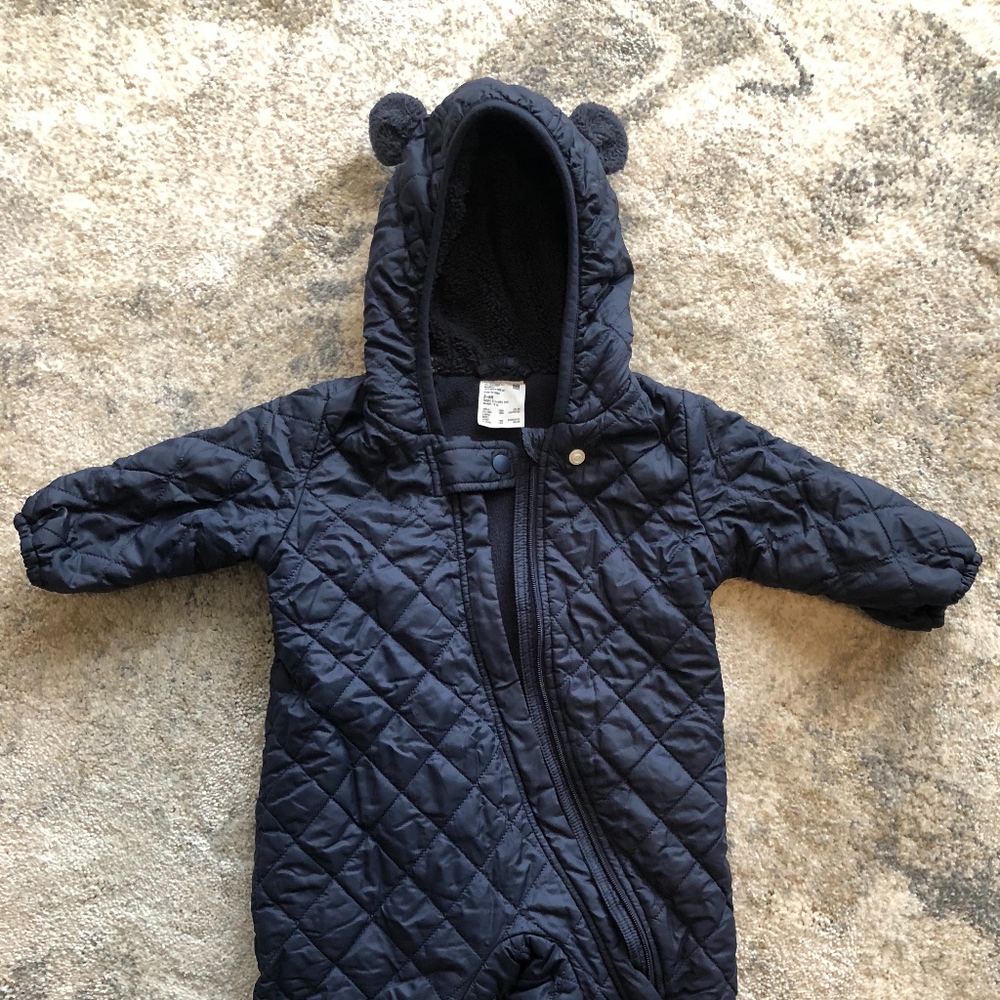 NEWBORN Warm padded one piece outfit